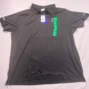 Champion Purdue Boilermakers Golf Polo Shirt Mens XL Black Performance